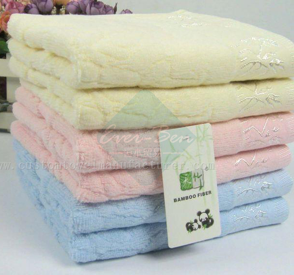 China Bulk Custom Jacquard Bamboo Towels Factory Bespoke Logo Embroidery Yoga Bamboo Towels Producer for Germany Poland, Austria Arabia Malaysia
